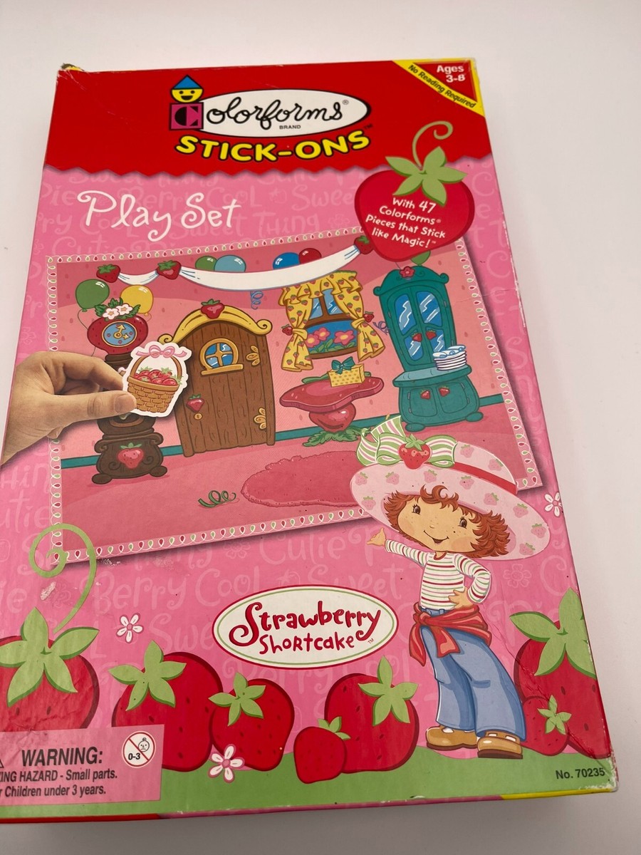 Strawberry Shortcake Colorforms 2003 #70235 NearComplete missing
