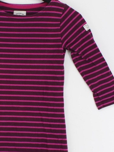 Joules Women's Midi Dress UK 6 Purple 100% Cotton Jumper Dress - Picture 4 of 5