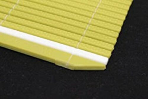 Hasegawa BMK4402 S 10 x 6.5 Inch Plastic Makisu / Sushi Rolling Mat Beige - Picture 23 of 24