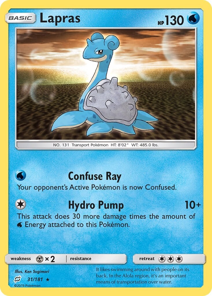 Lapras GX 067/060 Sm1s: Collection Sun for sale | eBay