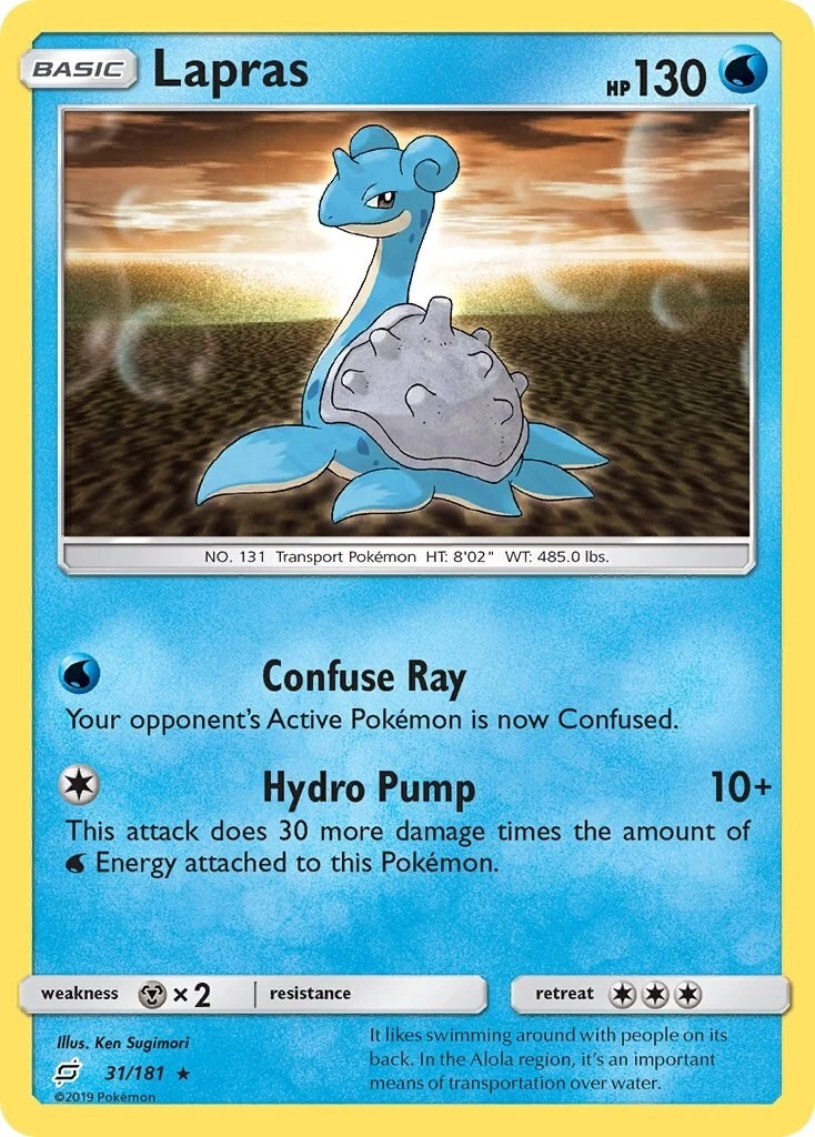 Lapras GX 067/060 Sm1s: Collection Sun for sale | eBay