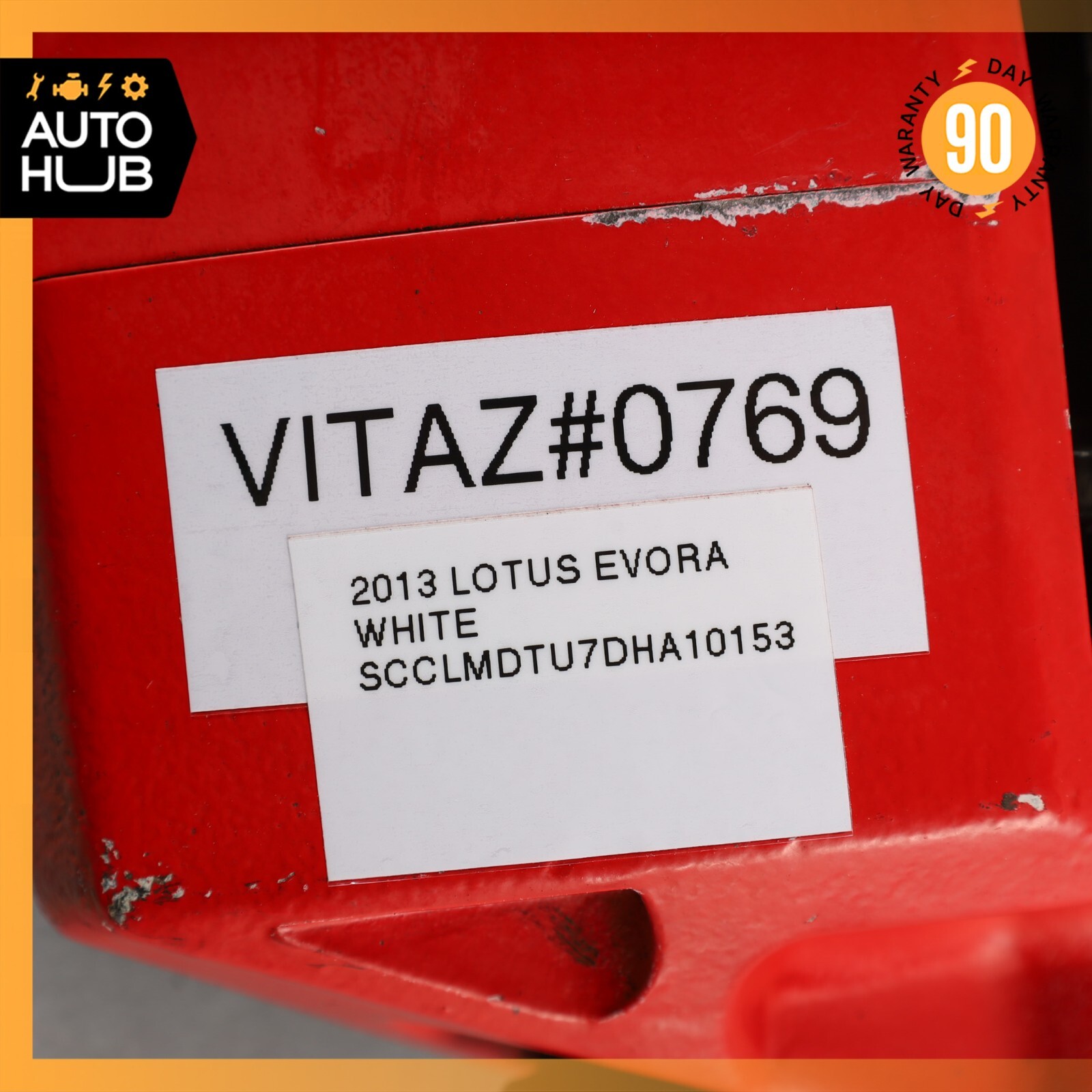10-14 Lotus Evora Front Left & Right Brake Caliper Calipers Red Set of 2 OEM 32k