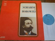 CBS 76072 Scriabin Piano Works / Horovitz