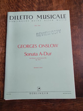 Onslow Sonata in A dur Op 16 No 3 for Klavier und Violoncello ed Doblinger