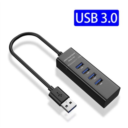 Flash Drive 4-Port USB Hubs Docking Station USB 3.0 Expander Splitter USB C Hub - Afbeelding 1 van 14