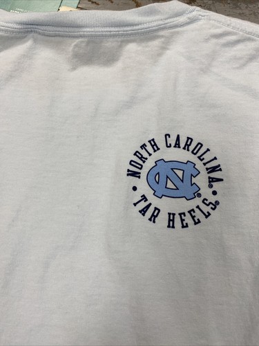 UNIVERSITY OF NORTH CAROLINA TAR HEELS Men's Pocket Tee Shirt Large Licensed NWT - Picture 5 of 5