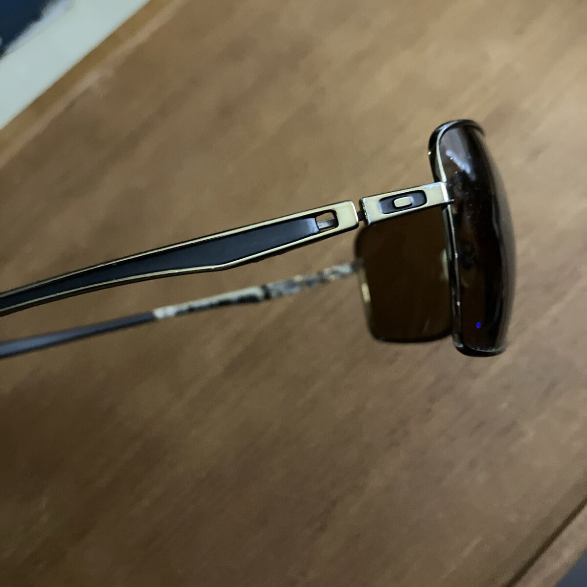 Men's Oakley Plaintiff Squared Dark Brown Chrome Sunglasses Men's Oakley Plaintiff Squared Dark Brown Chrome Sunglasses
