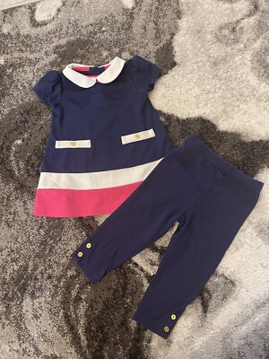 Little Me Dark Blue Baby Girl Dress Set 18 Month | eBay