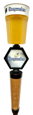 HOEGAARDEN - WITBIER - BIERE BLANCHE - BEER TAP HANDLE - TALL 10.5'' (WHITE)