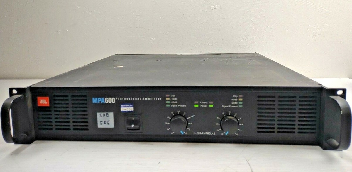 JBL MPX600 ジェービーエル ステレオ PROFESSIONAL JBL MPX600 2-Channel Amplifier 400-Watts RMS