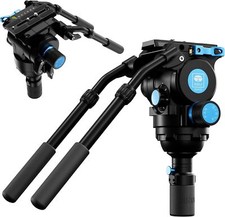 SIRUI SVH15 Video Fluid Head with Flat Base and Adjustable Handle Quick Release