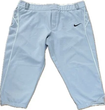 Nike Softball Pants - Stealth Gray w/ White Stripe Size L (12-14)