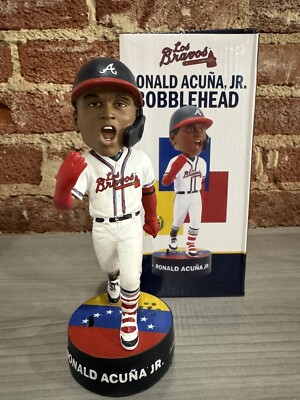 【SALE】MLBロナルド・アクーニャ・ジュニア ボブルヘッド Ronald Acuna Jr. Los Bravos Bobblehead SGA 9/16/22 | eBay