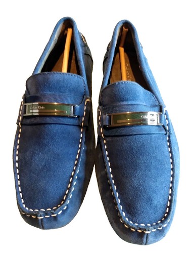 Clarks Mens ShacreLiteStep Blue Suede Casual Shoes | eBay display picture 3