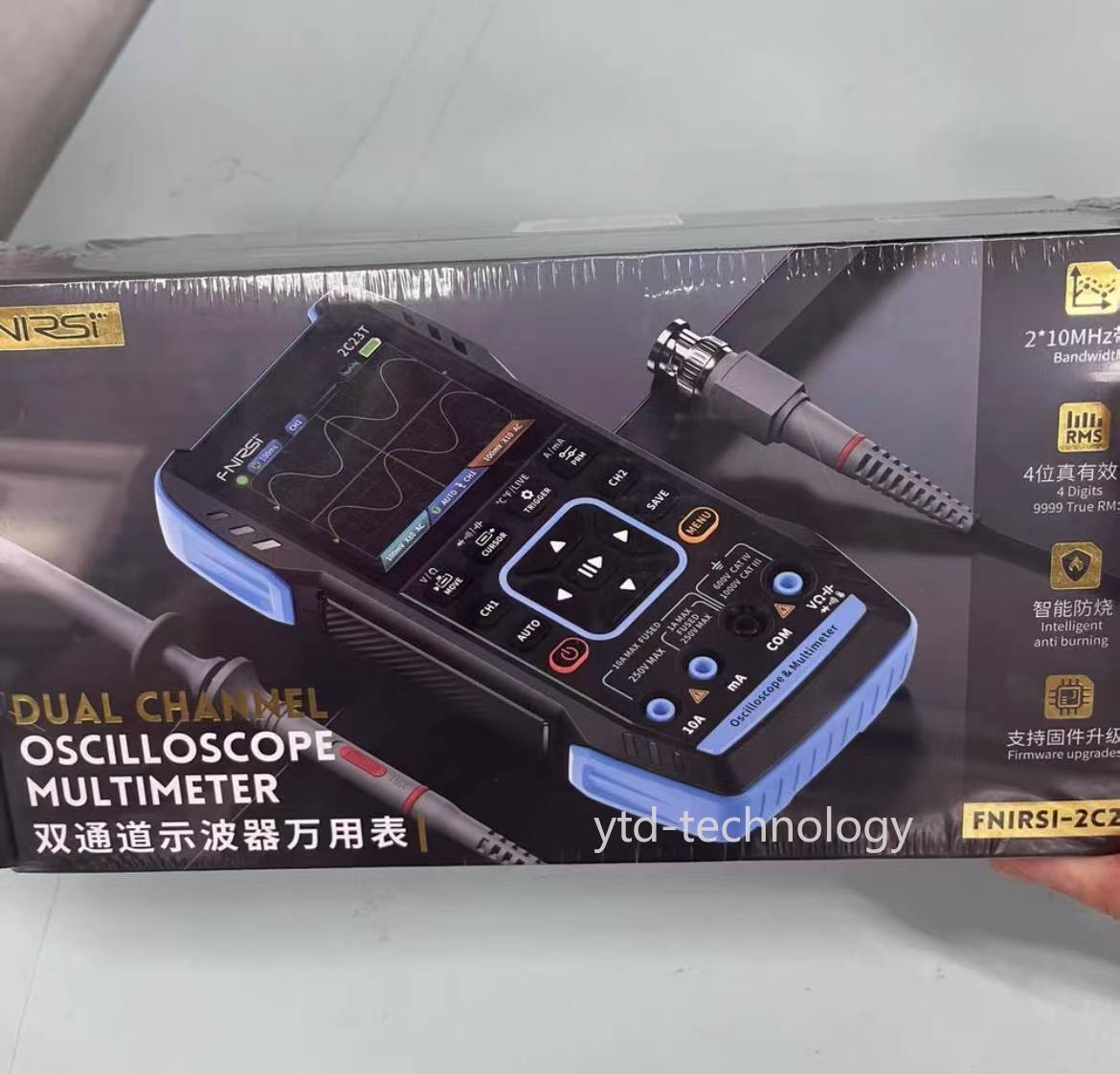 FNIRSI 2C23T 3In1 Digital Oscilloscope Multimeter DMM Waveform