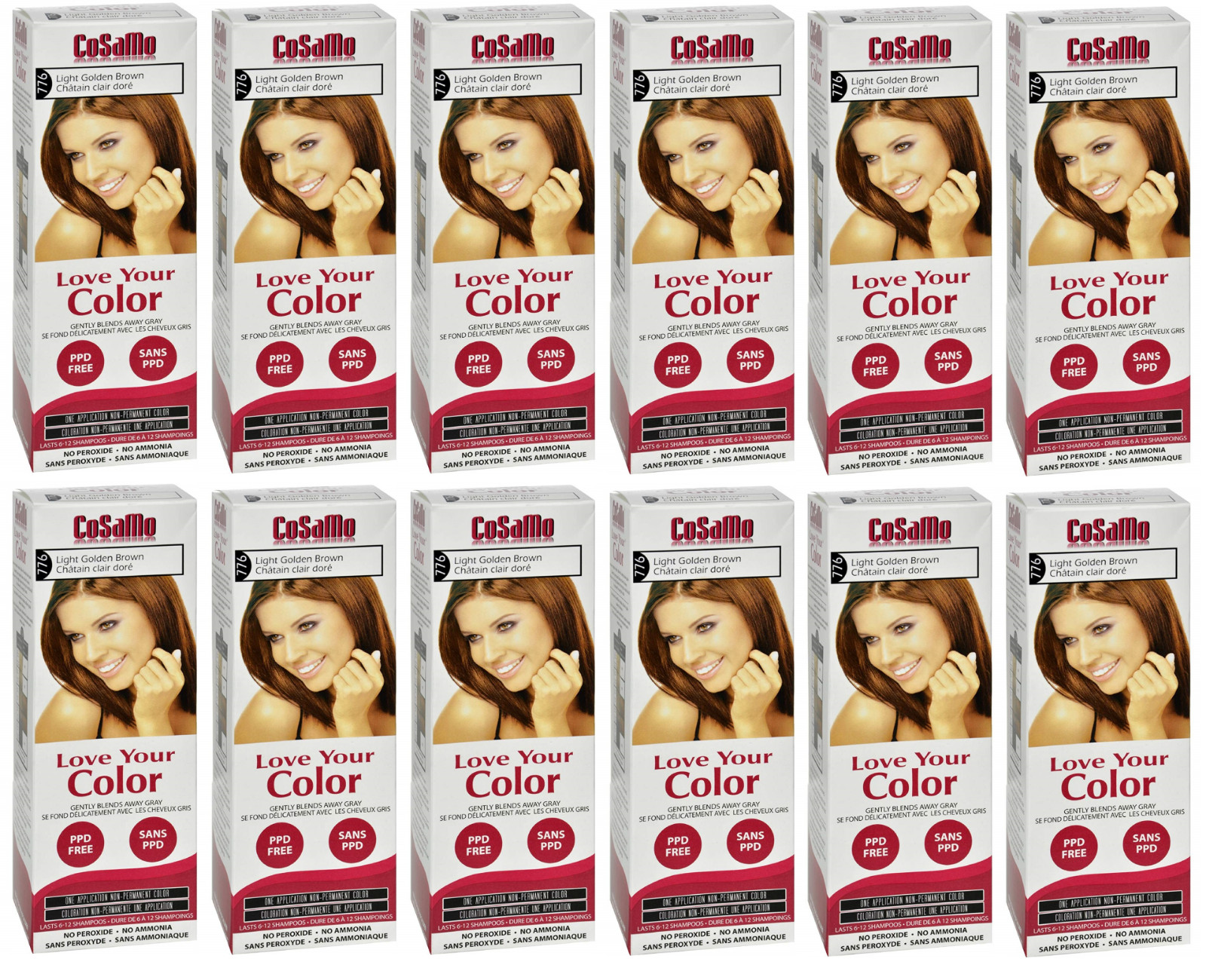 #776 Light Golden Brown Compares To Loving Care #76 (12 Pack
