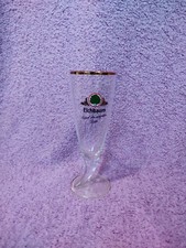 Eichbaum Bier Glas Mit Gold Rand Retro Geschirr Küche  kelch sekt transparent 