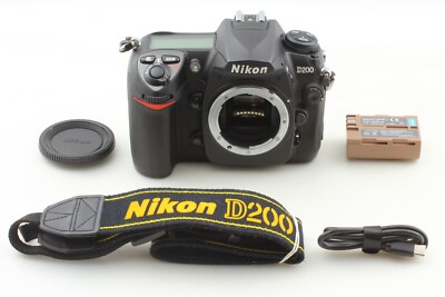 MINT 2.7K Shots Nikon D200 10.2 MP CCD DSLR Camera From JAPAN