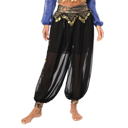 Women Belly Dance Harem Pants Sequin Tassel Trousers Arabic Performance Costume - Picture 29 of 117