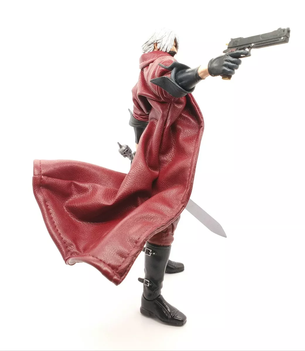 Video Game Devil May Cry 4 Dante Action Figure Leather Coat