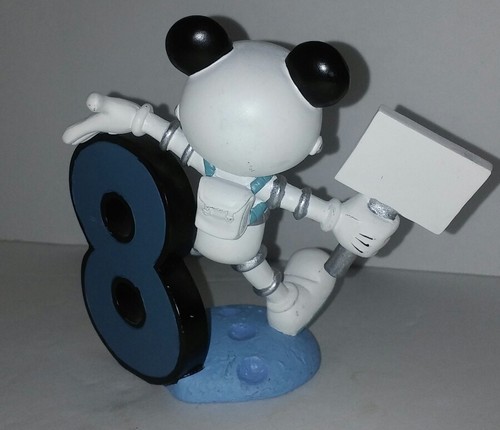 Traje espacial de astronauta Plutón o busto Disney adorno de pastel de cumpleaños de Mickey Mouse 8 años - Imagen 2 de 3