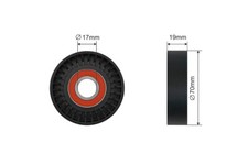 Poulies diverses Toyota AURIS