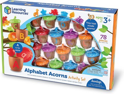 Learning Resources Alphabet Acorns Activity Set, Develops Letter... 