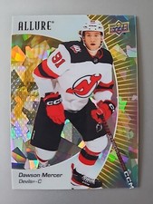 2023-24 Allure Hockey Yellow Taxi Dawson Mercer #82 New Jersey Devils...