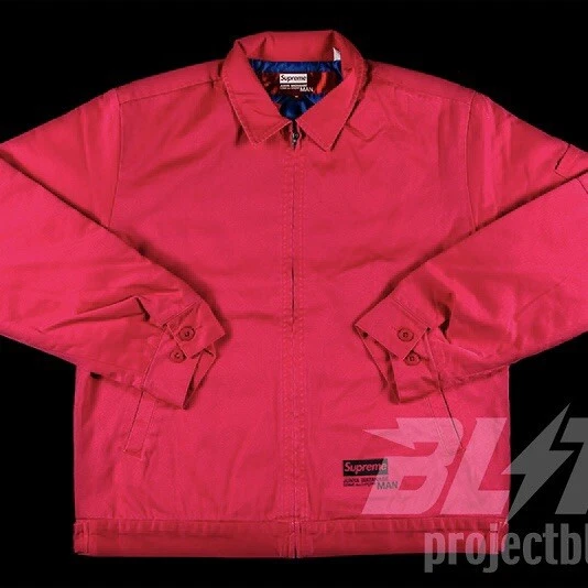 VESTE DE TRAVAIL IMPRIMÉE HOMME FW21 SUPREME JUNYA WATANABE COMME DES GARCONS CDG ROSE S