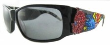 Ed Hardy Sunglasses 036 Black with Case and Box