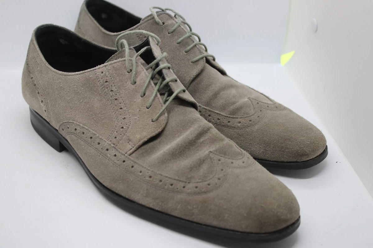 HUGO BOSS Suede Wingtip Dress Shoes for Men for sale | eBay display picture 2