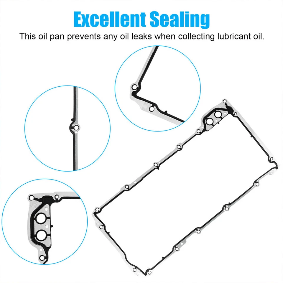 ✅Juego de juntas de cárter de aceite de motor OS30693R para Chevrolet Silverado 1500 4,8 L 5,3 L 6,0 L Foto 3 de 4