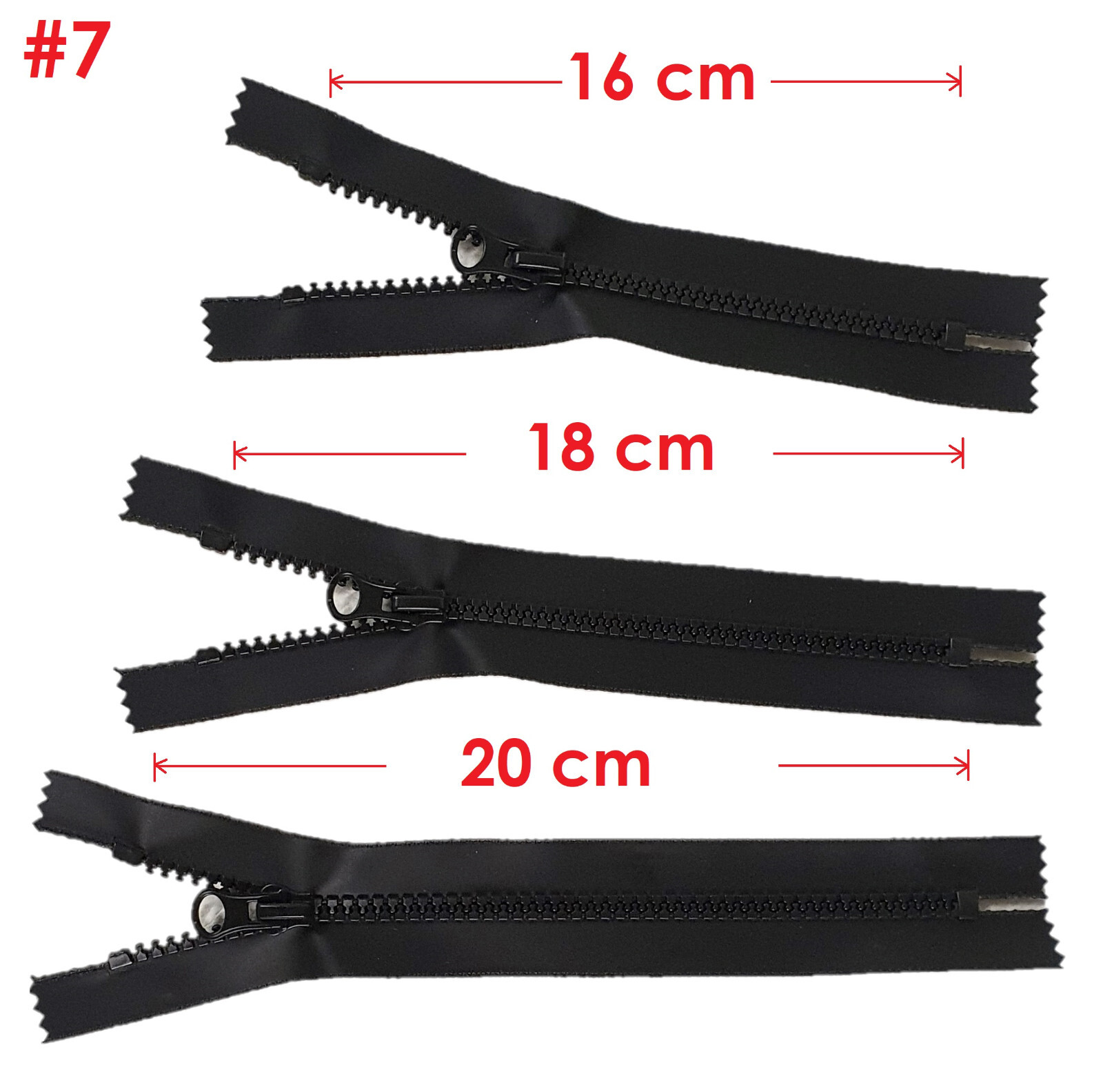 Everest1953 TPU Reißverschluss Wasserdicht - 75cm Schwarz Outdoor