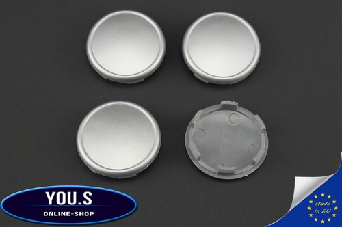 Chrom Felgendeckel Set - 4x 75mm Nabenkappen Für Mercedes & BMW