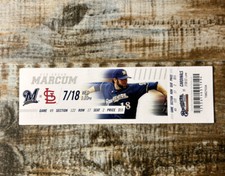 BREWERS 2012 7/18/12 VS CARDINALS TREVOR ROSENTHAL MLB DEBUT TICKET STUB