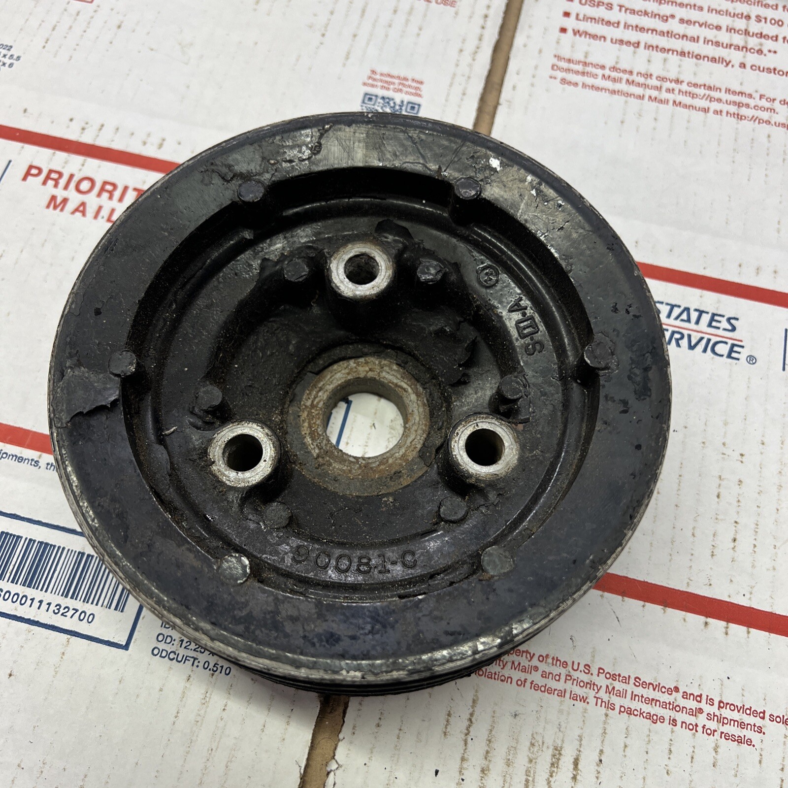 Mercruiser aluminum pulley 90081-C | eBay