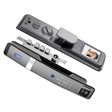 Smart Door Lock,3D Face Recognition Camera FingerPrint Password Security Lockg