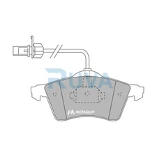 Fits VW Transporter 1990-2003 + Other Models Ruva Front Brake Pads Set