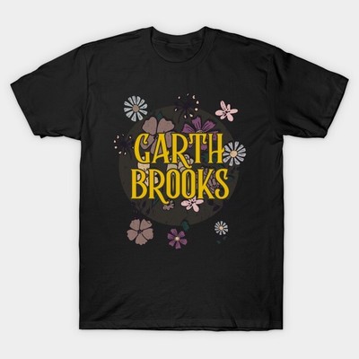 Aesthetic Garth Proud Name Flowers Retro Styles  T-Shirt Short Sleeve All Sizes