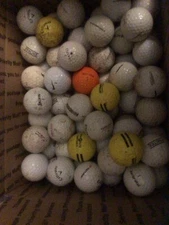 Used Mixed Range Shag Hit Away Golf Balls Lot 100 ct Nike Titleist Vice Others