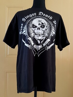 FIVE FINGER DEATH PUNCH size L 2011 Hanes Black T-Shirt