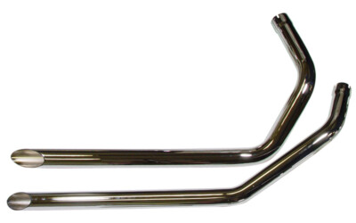 V-Factor 1 3/4'' Chrome 40'' Drag Pipes Exhaust Harley Ironhead Sportster Chopper