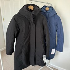 Lululemon Women's Snow Warrior Parka Black Size 8,blue Size 4-new With Tags