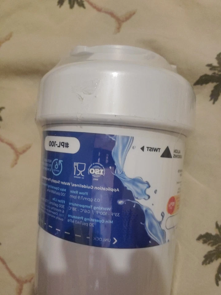 PURELINE REFRIGERATOR WATER FILTER PL-100 MWF GE  ORIGINAL SEALED 1 Pc - Image 2 of 2