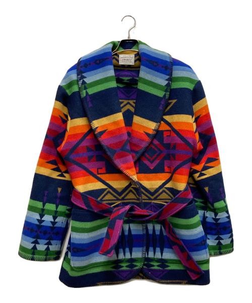 Pendleton Native Pattern Blanket Coat M Wool Mult… - image 1