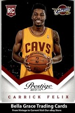 2013-14 Panini Prestige Carrick Felix #176 Cleveland Cavaliers Rookie NBA