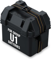 9082-1 Small Battery Box With Mounting Kit And Strap Fits U1 Batteries Black