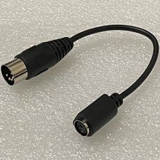 5 Pin DIN Male To 6 Pin Mini DIN Female For Keyboard Adapter PS/2 To At