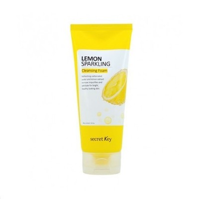 Secret Key Lemon Sparkling Cleansing Foam 200g (+ Free Gift)