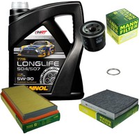 Mann Inspektionspaket 5L Mannol Longlife 5W-30 FüR Subaru Impreza Station